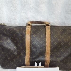 Luxury Authentic Brown LV Monogram Keepall50